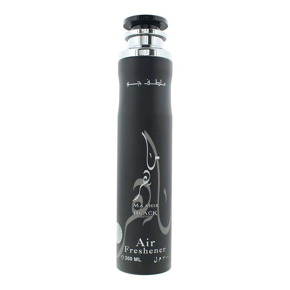Lattafa Perfumes Maahir Black Air Freshener 300ml Spray, 300 ml for Unisex