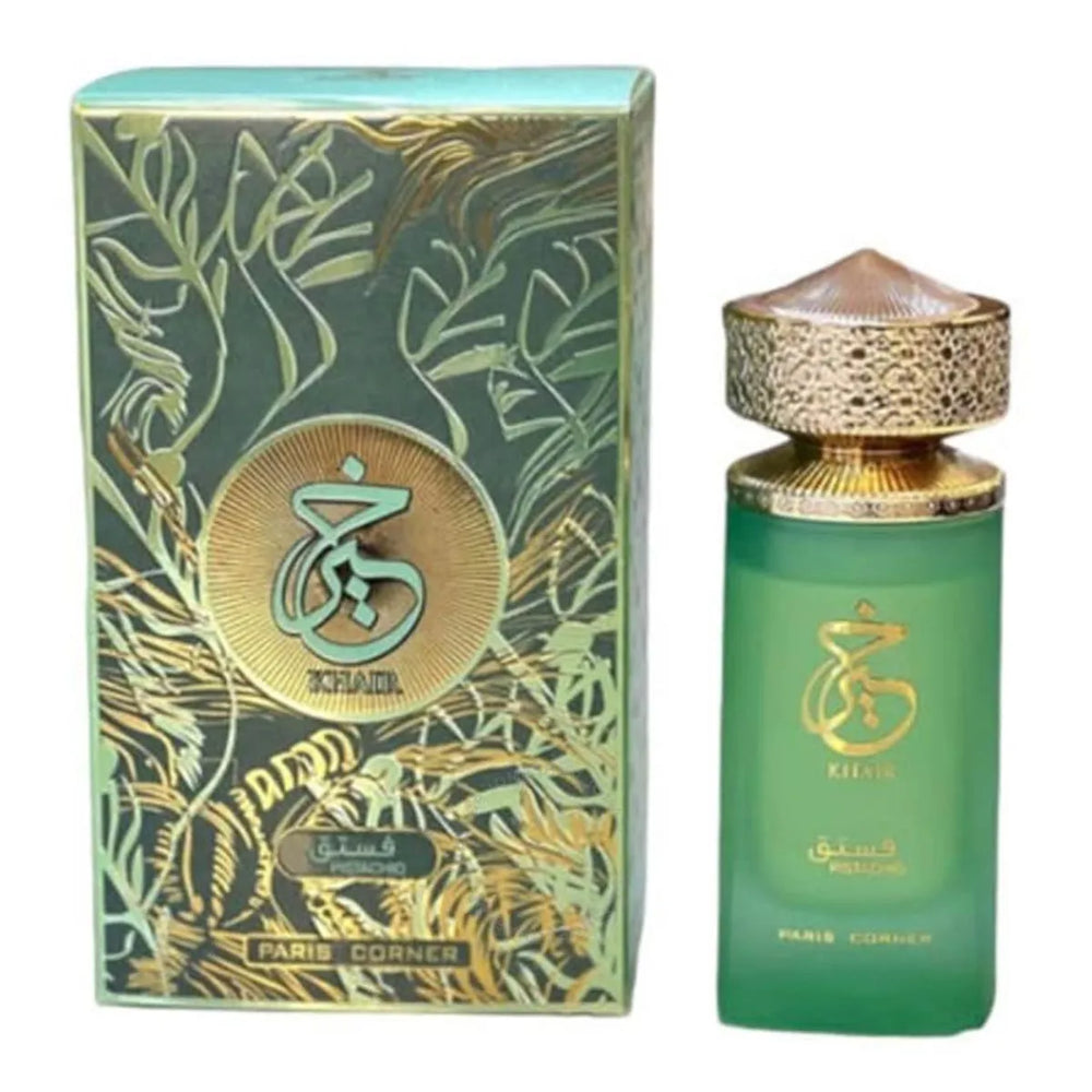 Paris Corner Khair Pistachio Eau de Parfum 100ml Spray, 100 ml for Unisex