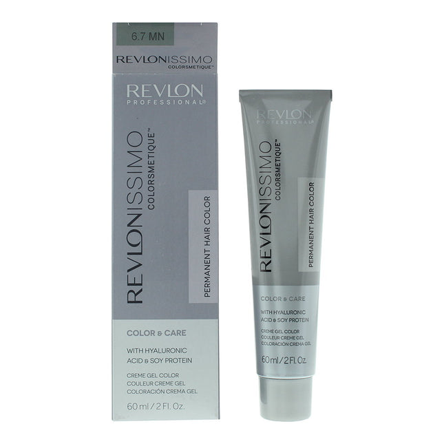 Revlon Revlonissimo Colorsmetique Permanent Hair Color 60ml - 6.7MN Dark Blonde, 60 ml for Unisex