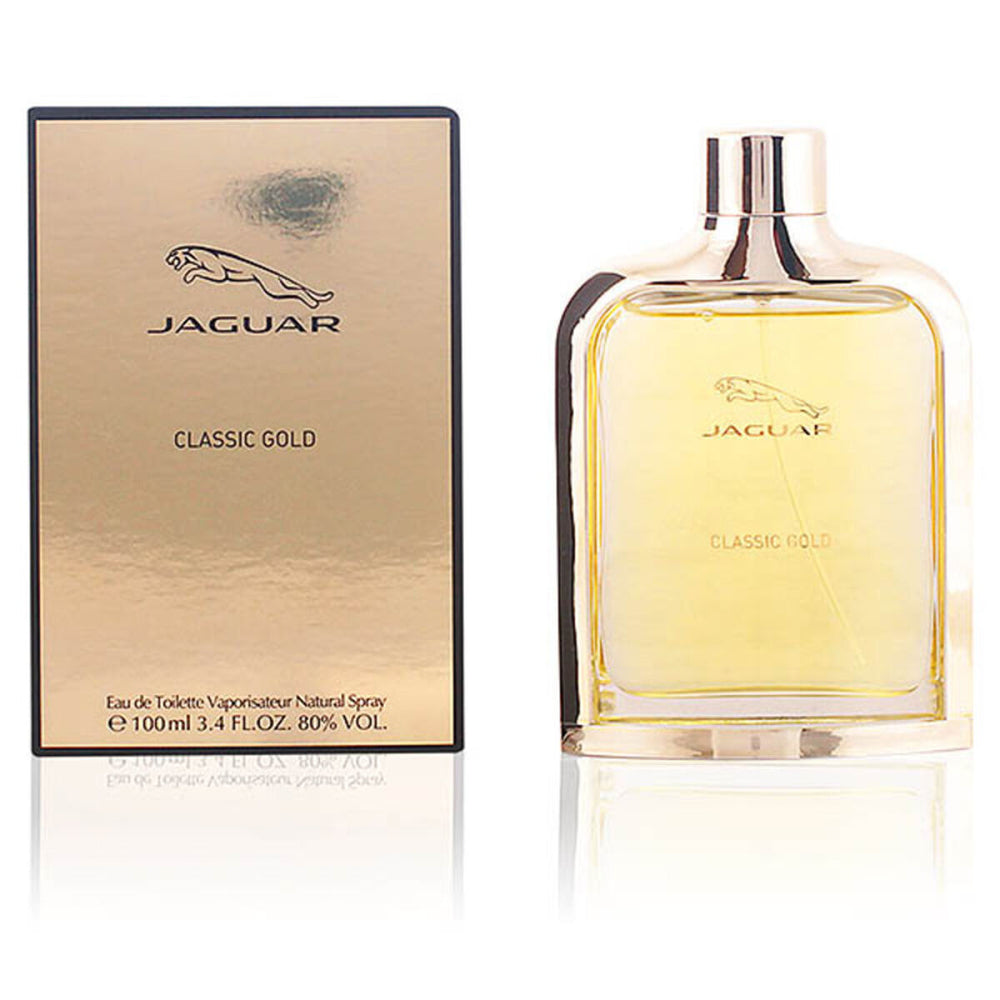 Jaguar Classic Gold Eau de Toilette 100ml Spray, 100 ml for Men