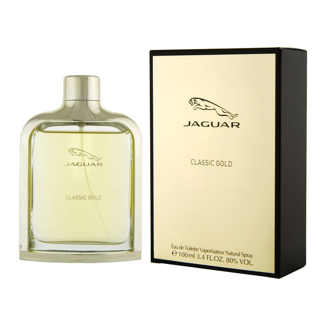 Jaguar Classic Gold Eau de Toilette 100ml Spray, 100 ml for Men