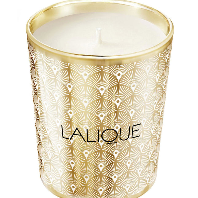 Lalique Candle 190g - Noir Premier Plume Blanche 1901 for Unisex