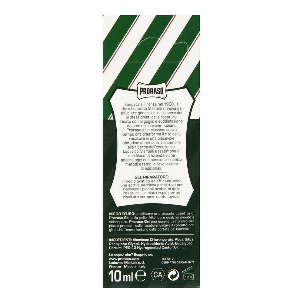 Proraso Gel Riparatore Green After Shave Cut Repair Gel 10ml for Men