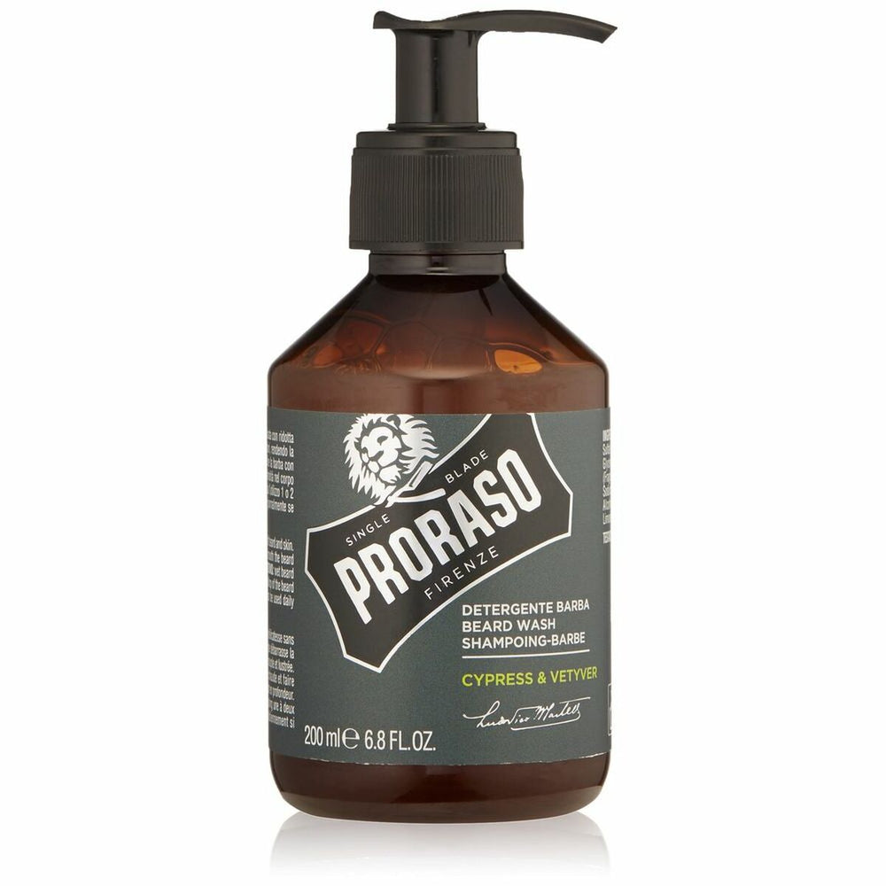 Proraso Cypress & Vetyver Beard Wash 200ml for Men