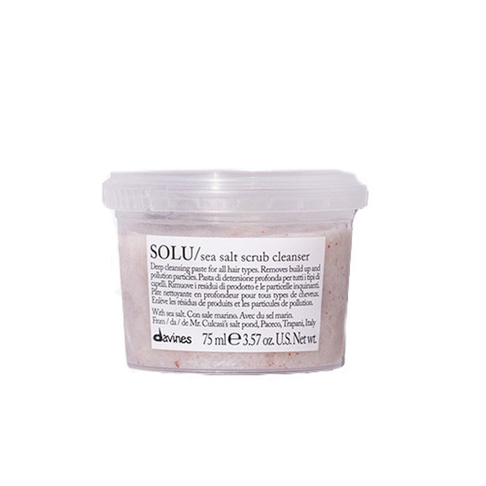 Davines Solu Sea Salt Scrub Cleanser Shampoo 75 ml for Unisex