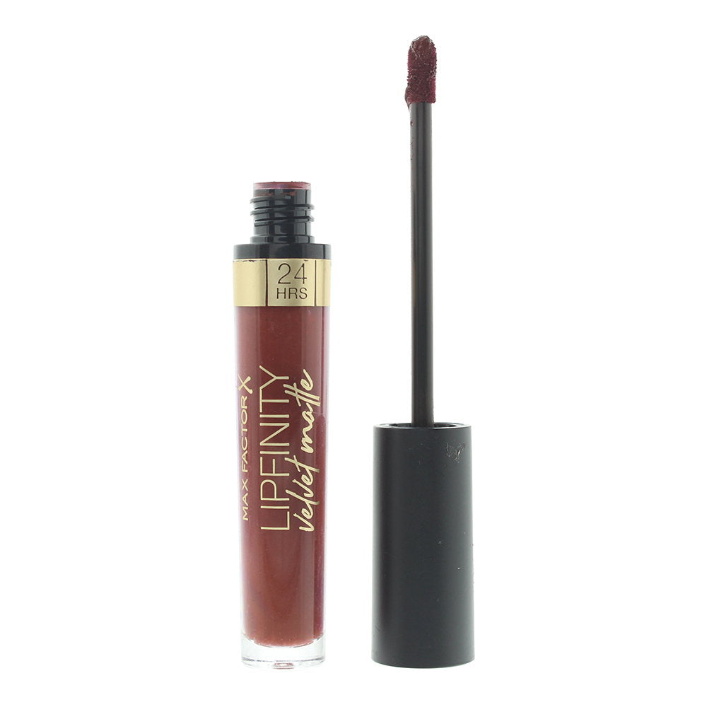 Max Factor Lipfinity Velvet Matte Liquid Lipstick 4ml - 050 Satin Berry, 4 g for Women