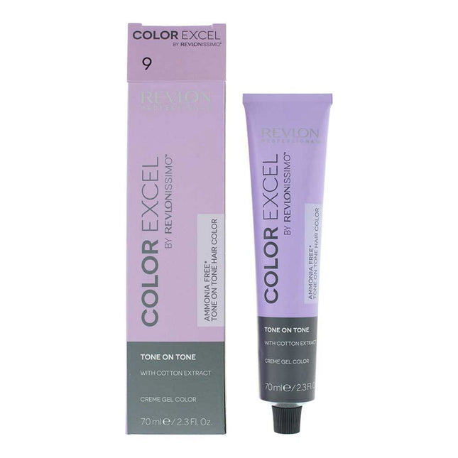 Revlon Revlonissimo Color Excel Creme Gel Hair Colour 70ml - 9 Very Light Blonde, 70 ml for Unisex
