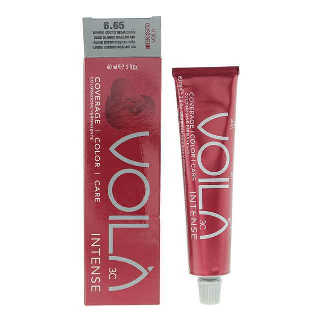 Intercosmo Voilà 3C Intense 60ml - 6.65 Dark Blonde Beaujolais, 60 ml for Women