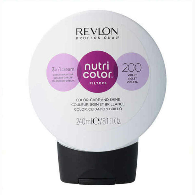 Revlon Nutri Color Filters 3 in 1 Cream Hair Colourant 240ml - 200 Violet, 240 ml for Unisex