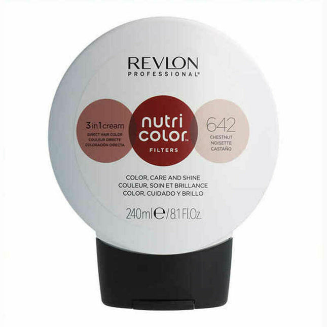 Revlon Nutri Color Filters 3 in 1 Cream Hair Colourant 240ml - 642 Chestnut, 240 ml for Unisex