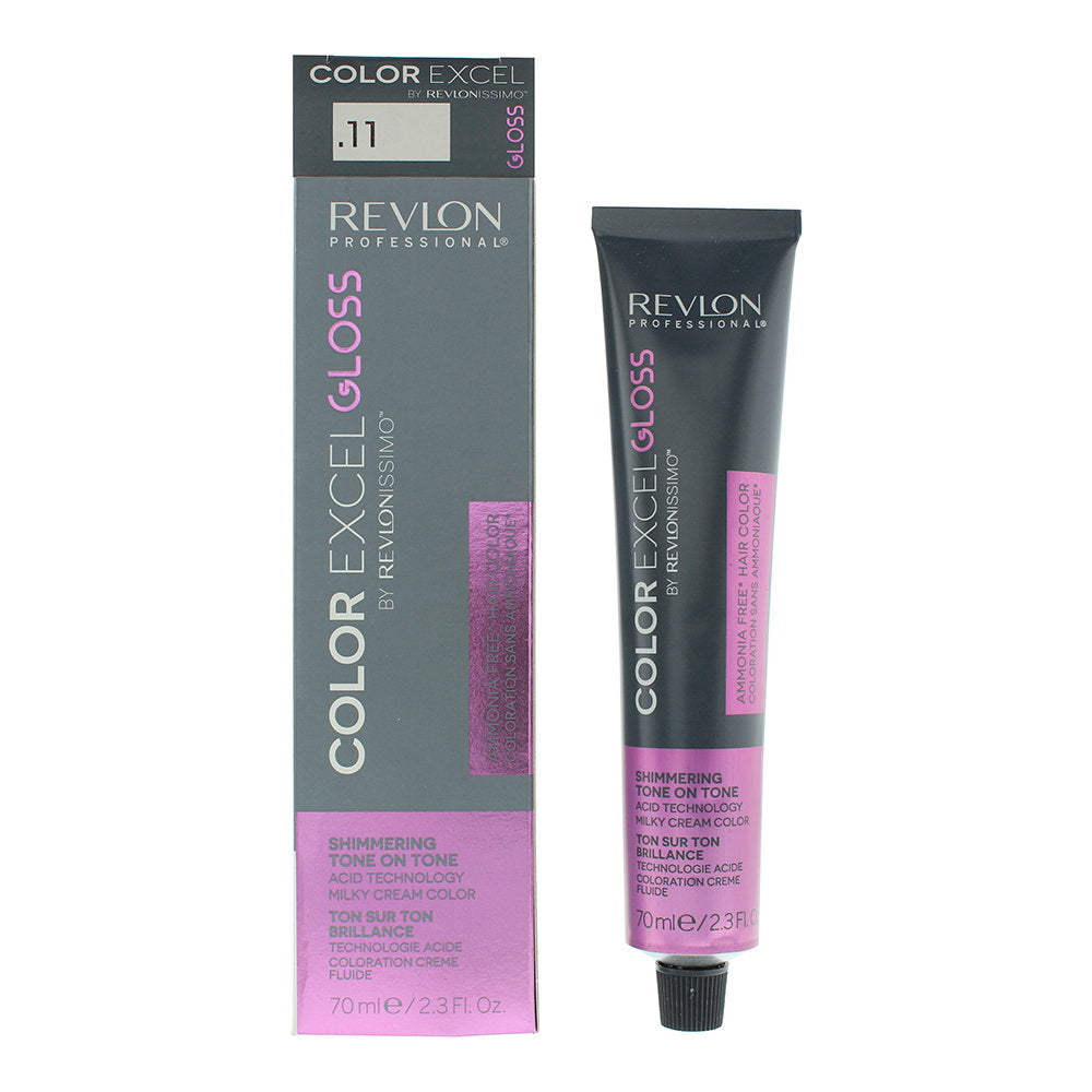 Revlon Revlonissimo Color Excel Gloss Hair Colour 70ml - 11 Silver Ash, 70 ml for Unisex