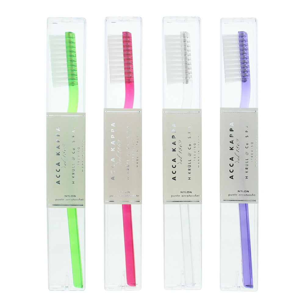 Acca Kappa Soft Nylon Bristle Toothbrush for Unisex