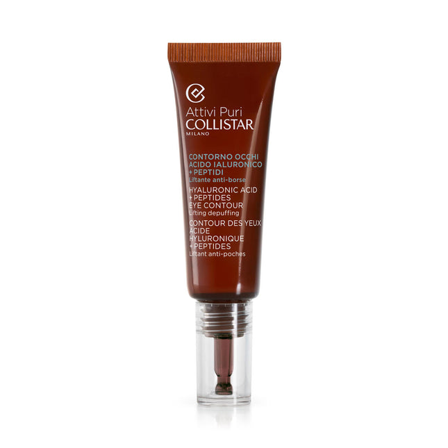 Collistar Attivi Puri Eye Contour Hyaluronic Acid + Peptides Eye Cream 15ml, 15 ml for Unisex