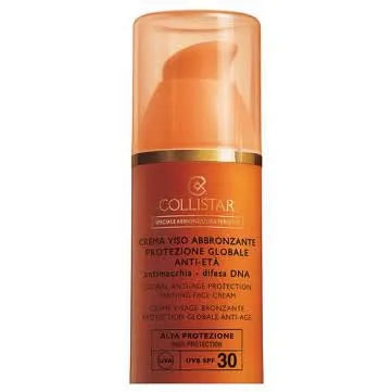 Collistar Global Anti-Age Protection Tanning Face Cream SPF30 50ml, 50 ml for Women
