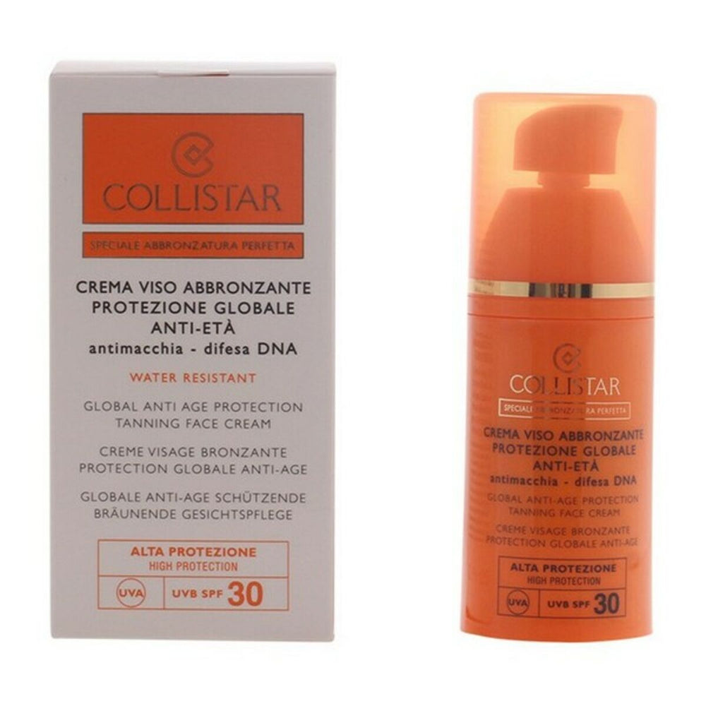 Collistar Global Anti-Age Protection Tanning Face Cream SPF30 50ml, 50 ml for Women