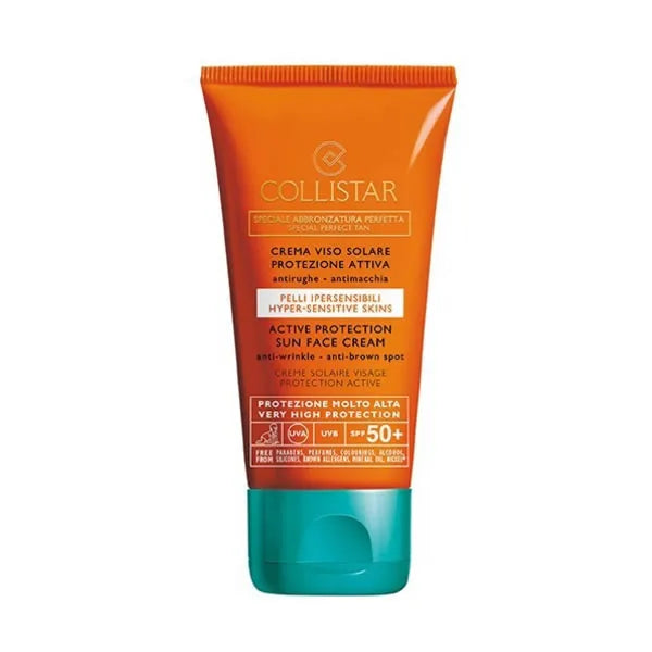 Collistar Collistar Active Protection Sun Cream SPF 50+ 50ml - For Face, 50 ml for Unisex