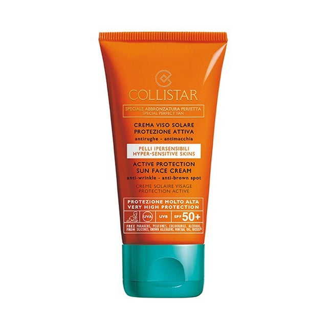 Collistar Collistar Active Protection Sun Cream SPF 50+ 50ml - For Face, 50 ml for Unisex