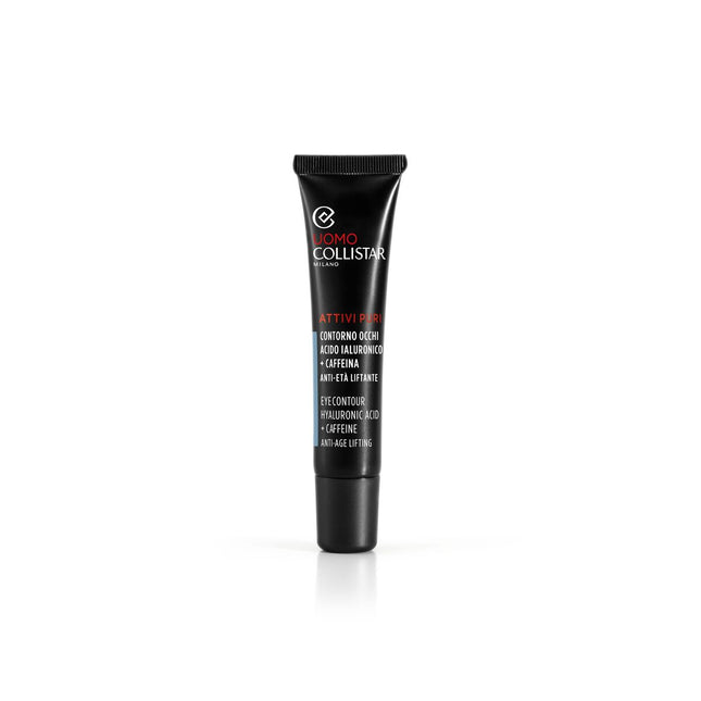 Collistar Man Attivi Puri Eye Contour Hyaluronic Acid + Caffeine Eye Cream 15ml, 15 ml for Men