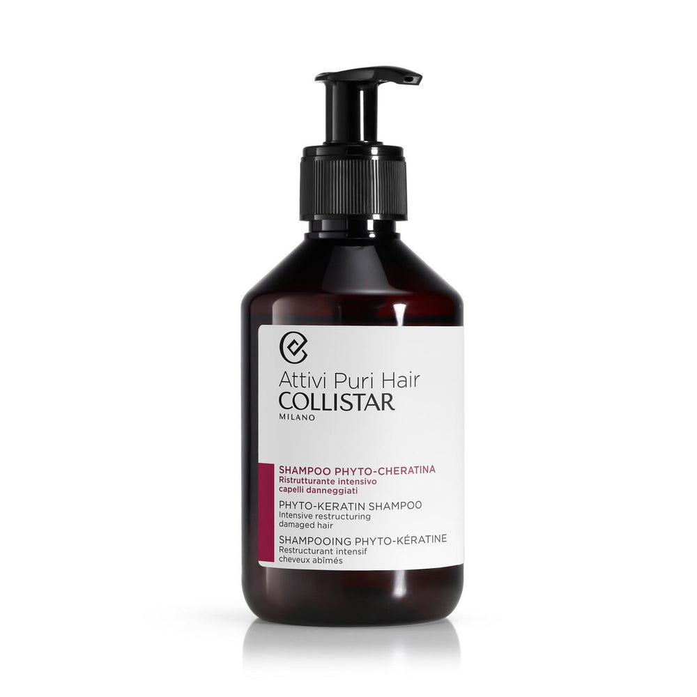Collistar Pure Active Phyto Keratin Intensive Restructuring Shampoo 250ml, 250 ml for Unisex