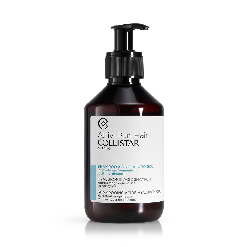 Collistar Pure Active Hyaluronic Acid Moisturizing Shampoo 250ml, 250 ml for Unisex