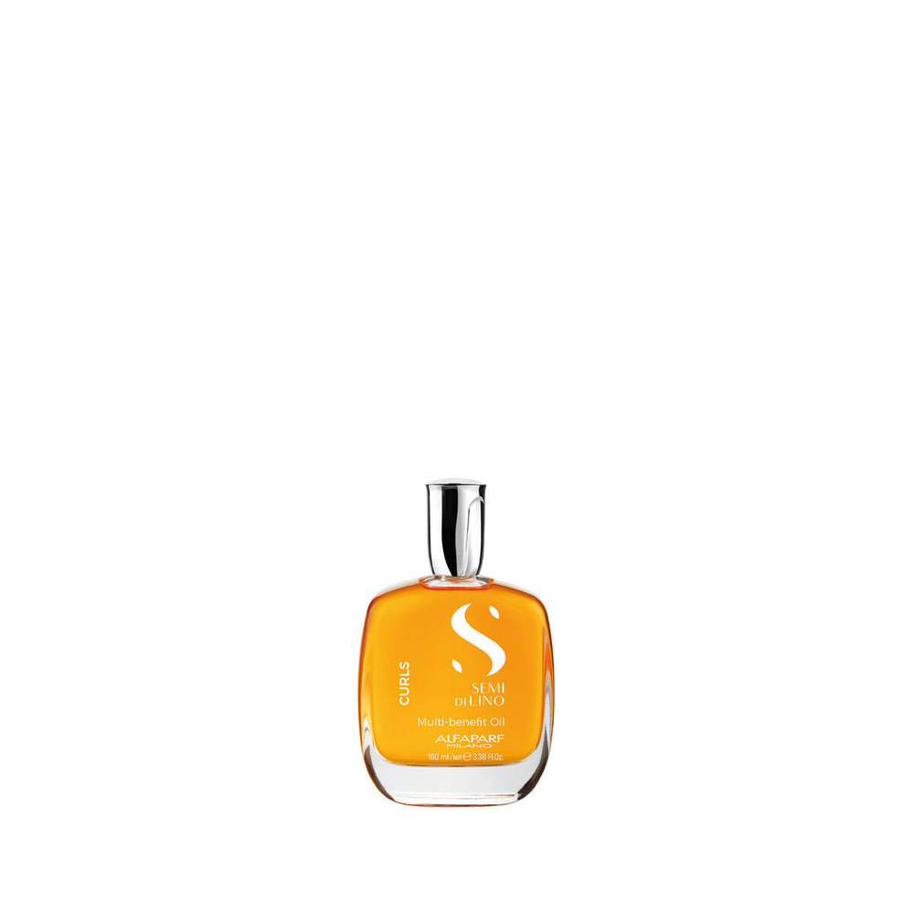 Alfaparf Milano Alfaparf Semi di Lino Curl Multi-benefit Hair Oil 100ml, 100 ml for Unisex