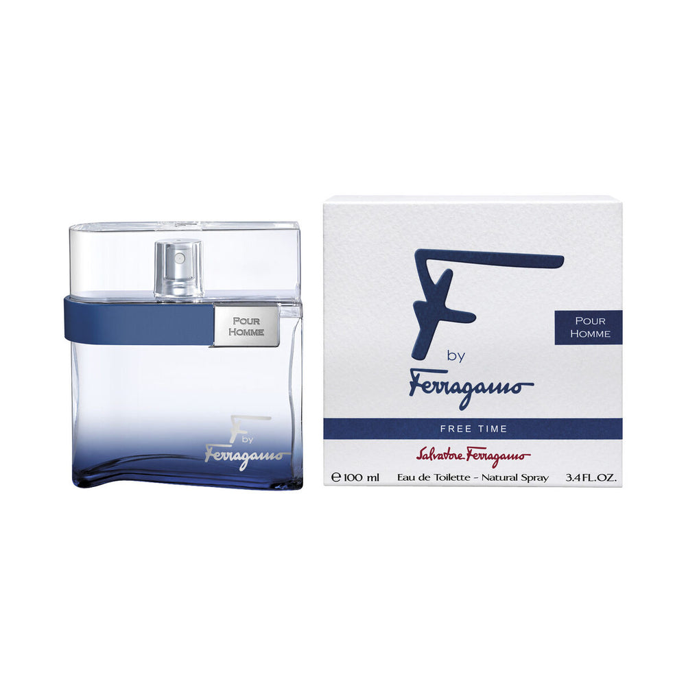 Salvatore Ferragamo F by Ferragamo Free Time Eau de Toilette 100ml Spray, 100 ml for Men