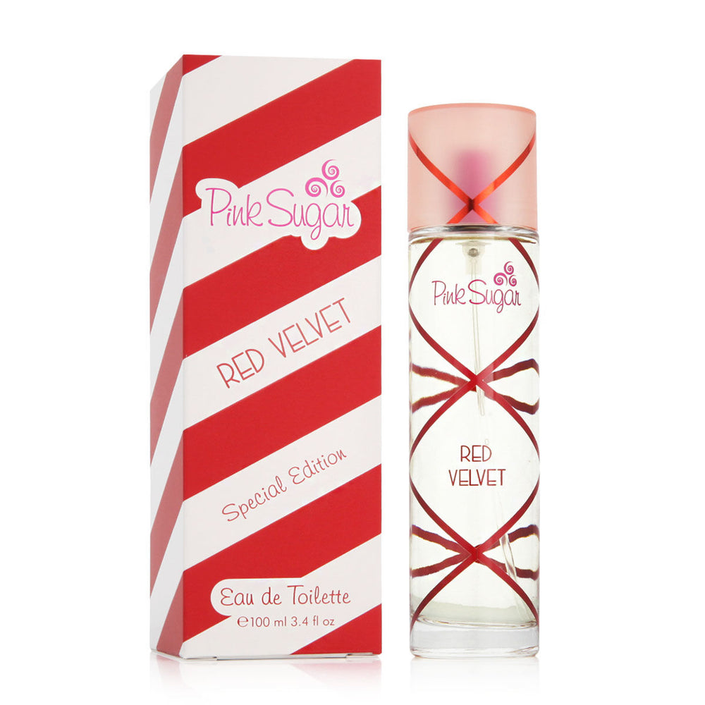 Aquolina Pink Sugar Red Velvet Eau de Toilette 100ml Spray, 100 ml for Women
