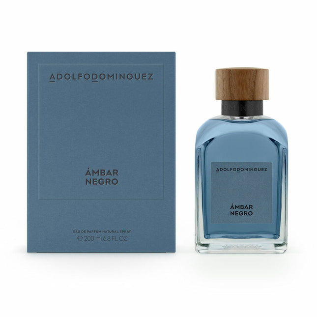Adolfo Dominguez Ámbar Negro Eau de Parfum 200ml Spray, 200 ml for Men