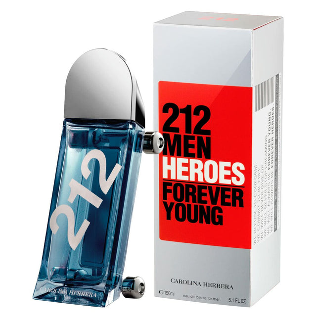Carolina Herrera 212 Heroes Eau de Toilette 150ml Spray, 150 ml for Men