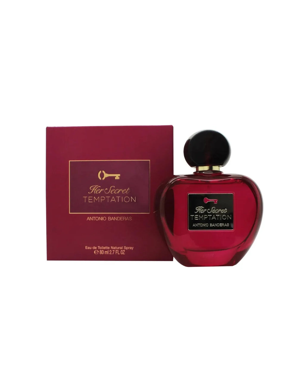 Antonio Banderas Her Secret Temptation Eau de Toilette 80ml Spray, 80 ml for Women