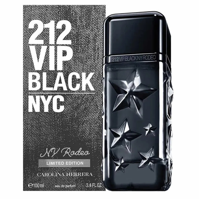 Carolina Herrera 212 VIP Black NY Rodeo Eau de Parfum 100ml Spray, 100 ml for Men