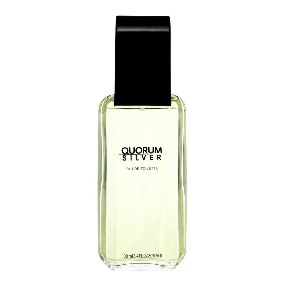 Antonio Puig Quorum Silver Eau de Toilette 100ml Spray, 100 ml for Men