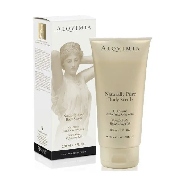 Alqvimia Naturally Pure Body Scrub Gentle Exfoliating Gel 200ml for Unisex