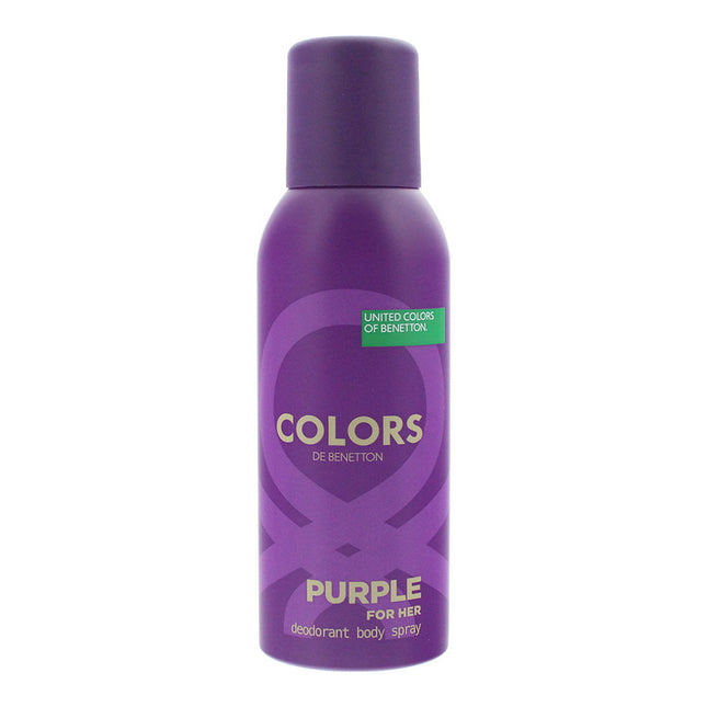 Benetton Colors de Benetton Purple Deodorant Spray 150ml, 150 ml for Women