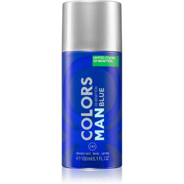Benetton Colors Man Blue Deodorant Spray 150ml, 150 ml for Men
