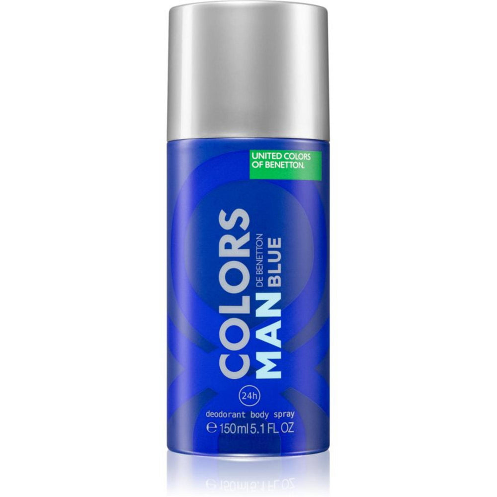 Benetton Colors Man Blue Deodorant Spray 150ml, 150 ml for Men