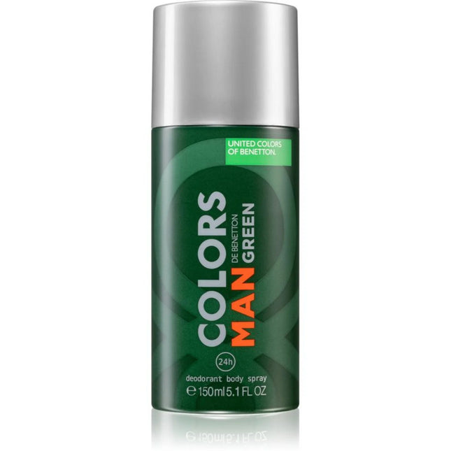 Benetton Colors Man Green Deodorant Spray 150ml, 150 ml for Men