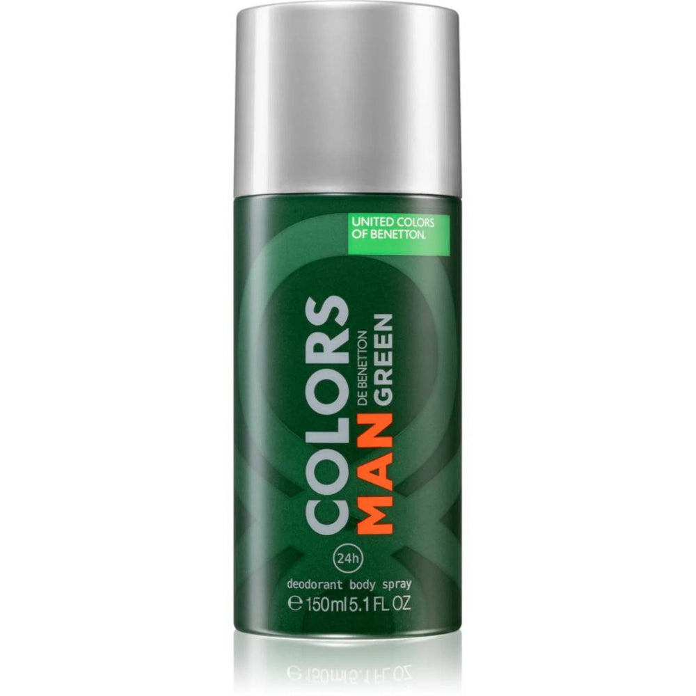 Benetton Colors Man Green Deodorant Spray 150ml, 150 ml for Men