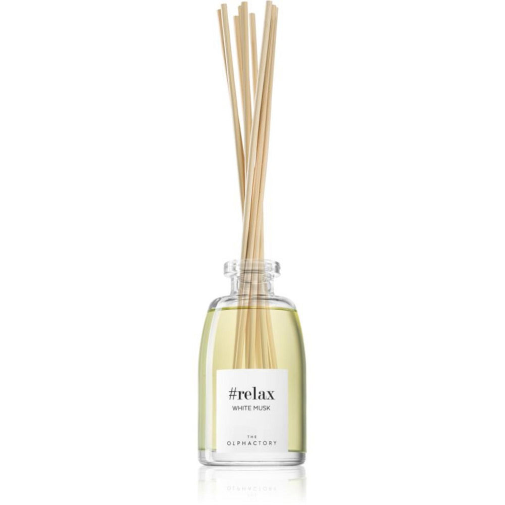 The Olphactory Relax White Musk Reed Diffuser 250ml, 250 ml for Unisex