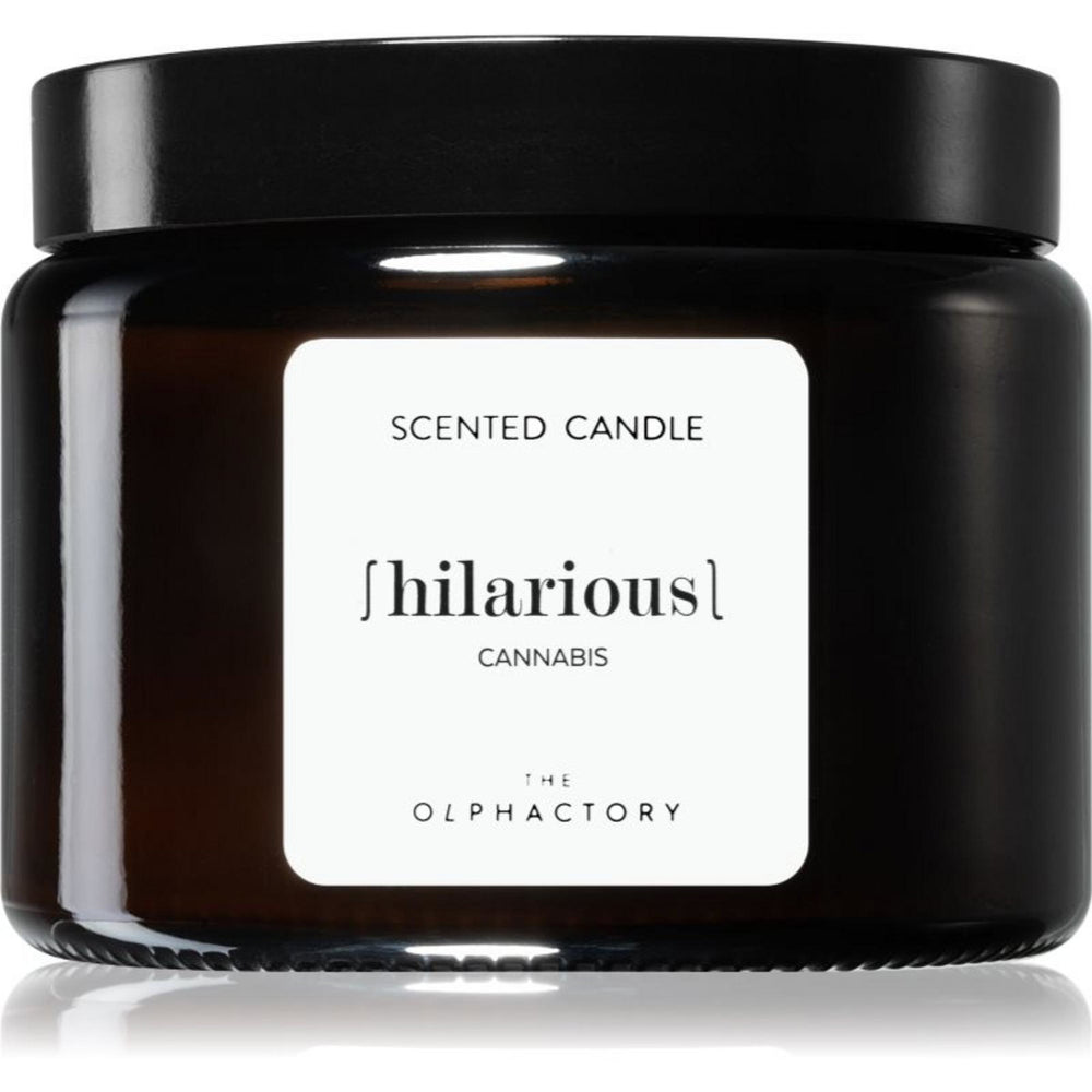 The Olphactory Hilarious Cannabis Scented Candle 360g, 360 ml for Unisex