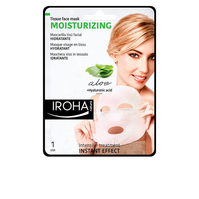 Iroha Nature Moisturizing Aloe Vera Tissue Face Mask 1 x Tissue Face Mask for Women