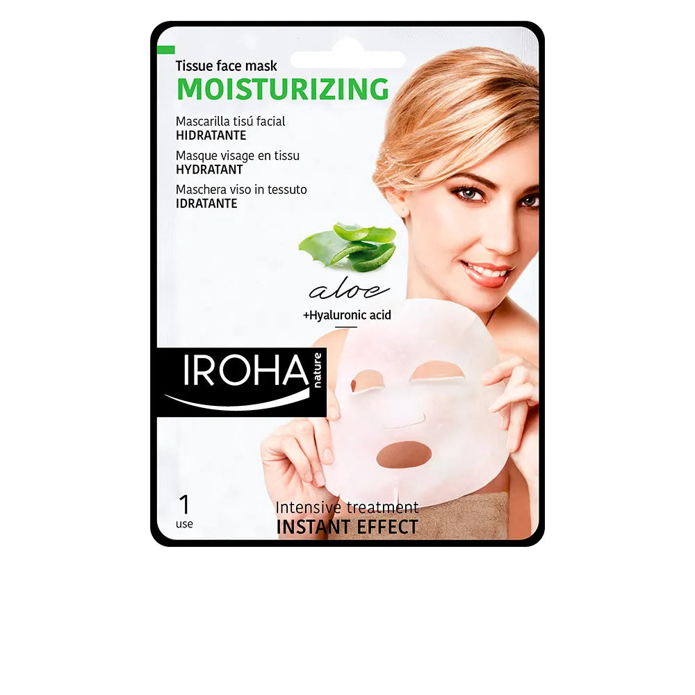 Iroha Nature Moisturizing Aloe Vera Tissue Face Mask 1 x Tissue Face Mask for Women