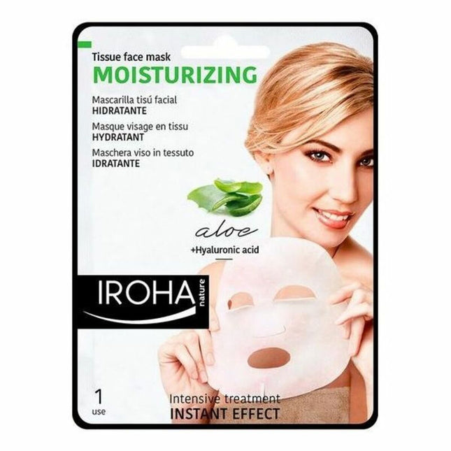 Iroha Nature Moisturizing Aloe Vera Tissue Face Mask 1 x Tissue Face Mask for Women