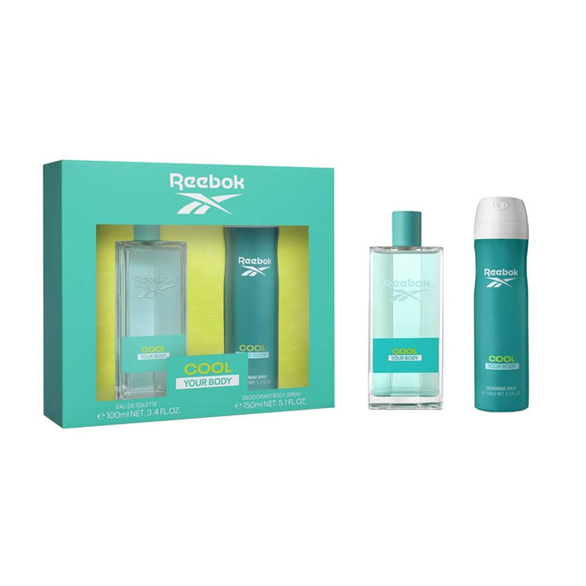 Reebok Cool Your Body Women Gift Set 100ml EDT + 150ml Body Spray