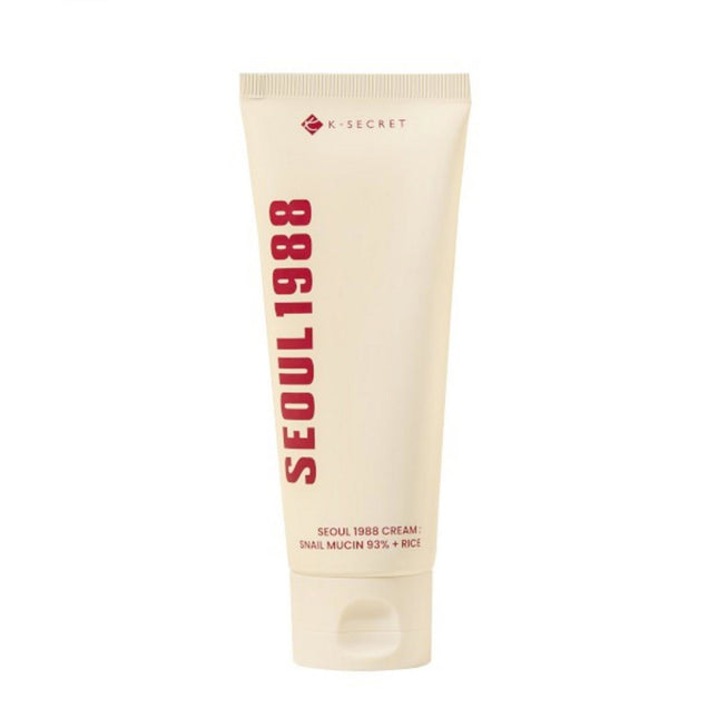 K-Secret Seoul 1988 Snail Mucin 93% + Rice Face Cream 100ml, 100 ml for Unisex