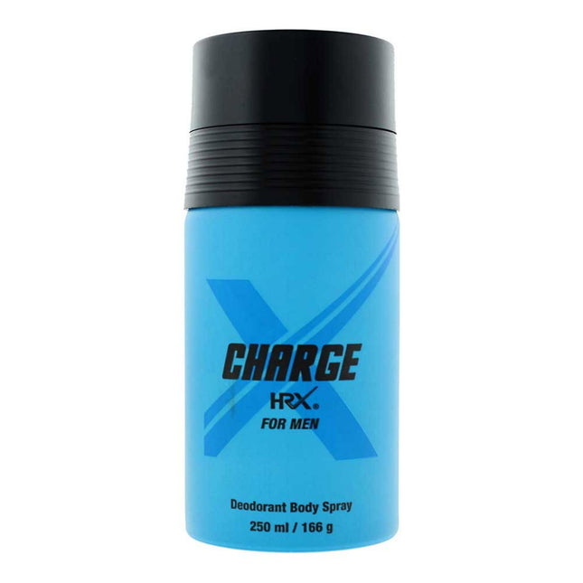 HRX Charge Deodorant 250ml Spray, 250 ml for Men
