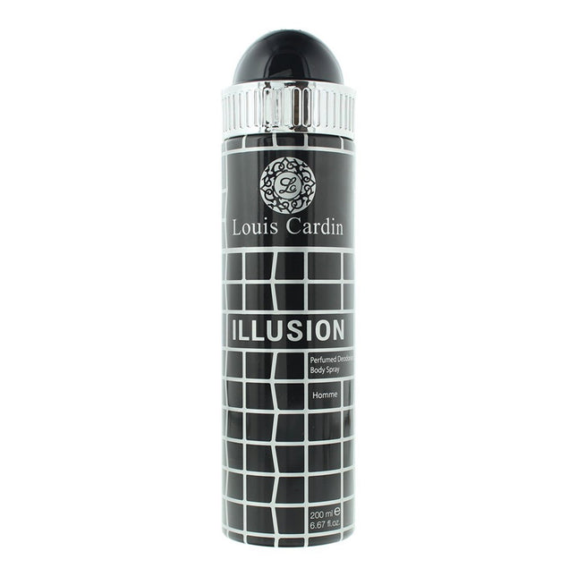 Louis Cardin Illusion Deodorant Spray 200ml, 200 ml for Men