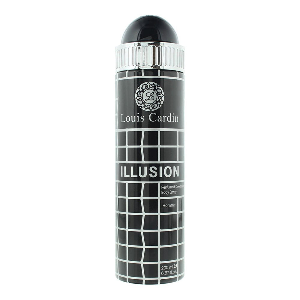 Louis Cardin Illusion Deodorant Spray 200ml, 200 ml for Men