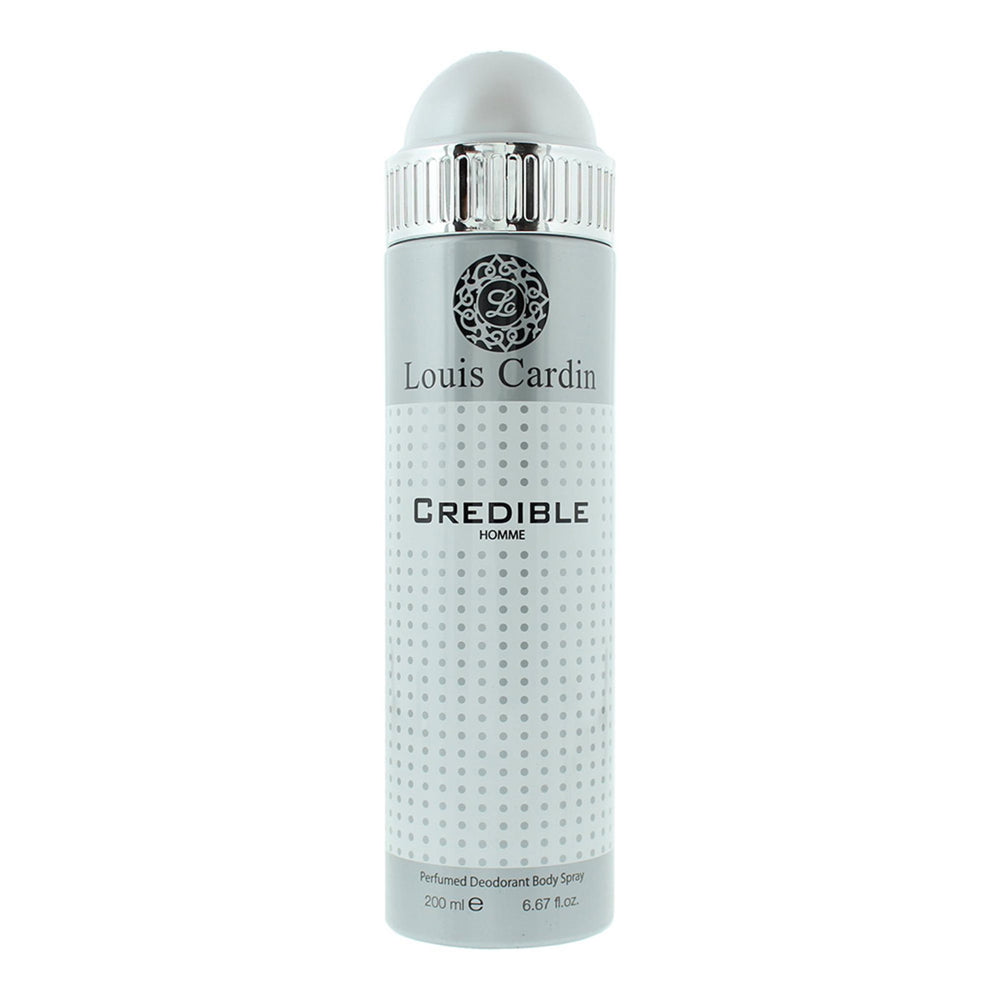 Louis Cardin Credible Deodorant Spray 200ml, 200 ml for Men