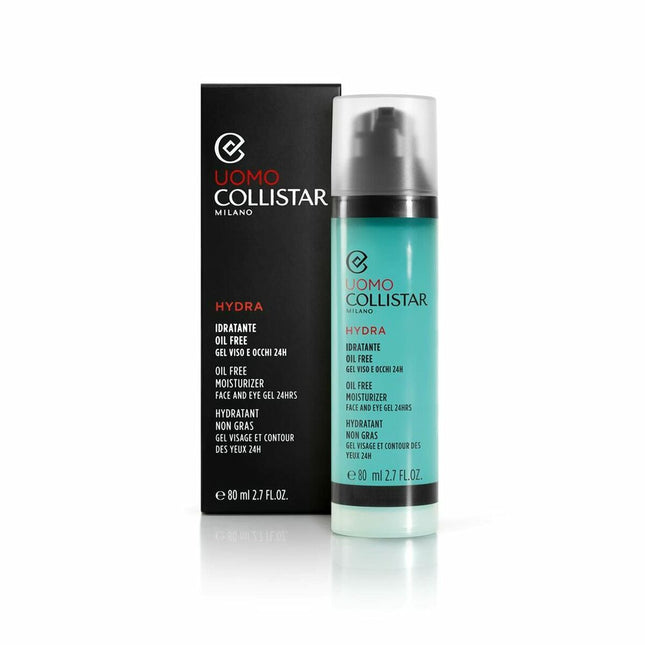 Collistar Uomo Face & Eye Gel 24HRS Oil Free Moisturizer 80ml, 80 ml for Men